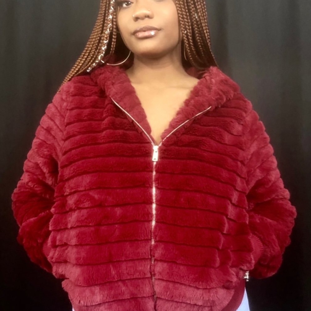 Hooded bomber jacket - Picture 3 of 3